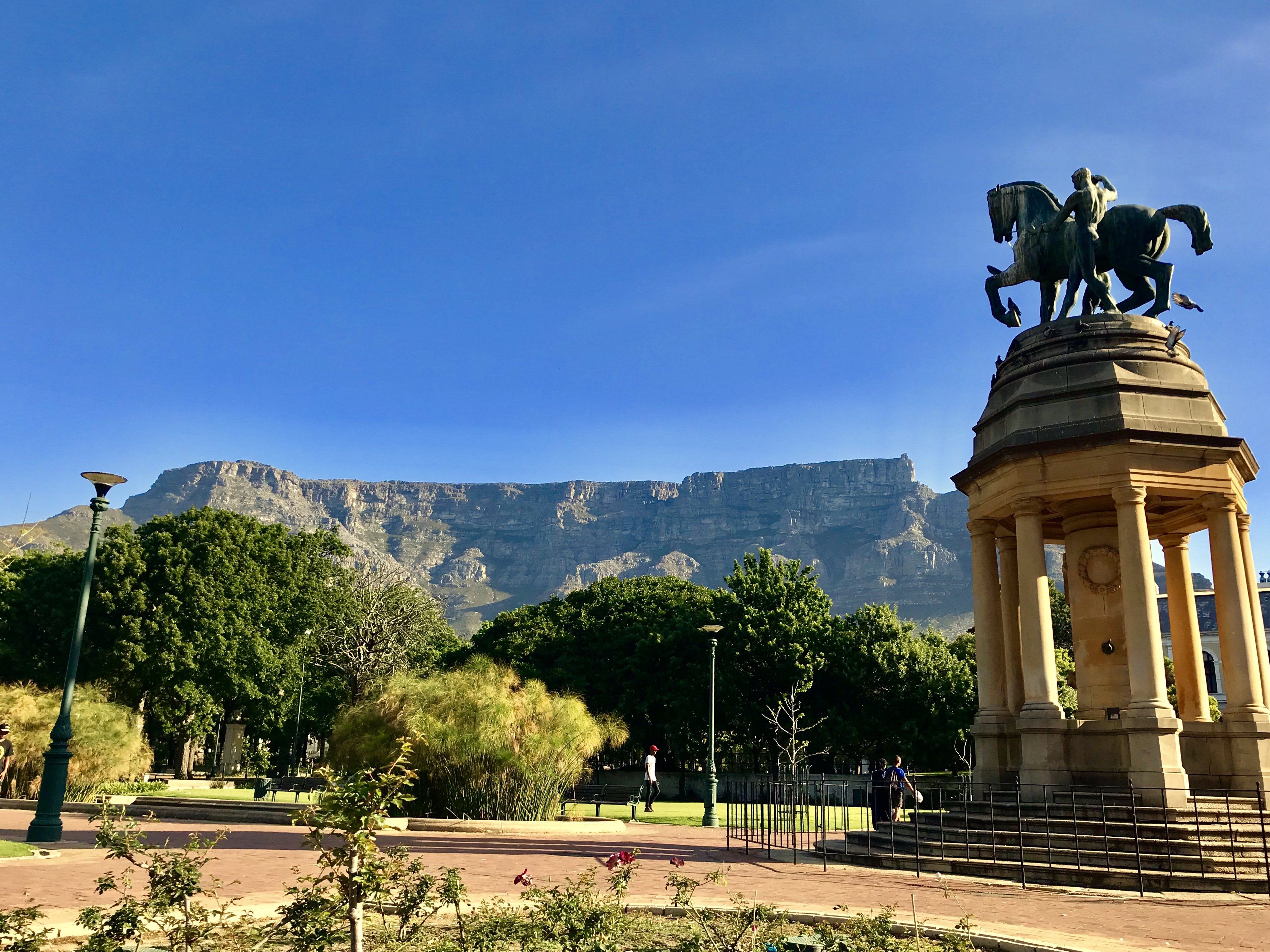 Kapstadt Companys Garden Tafelberg Blick