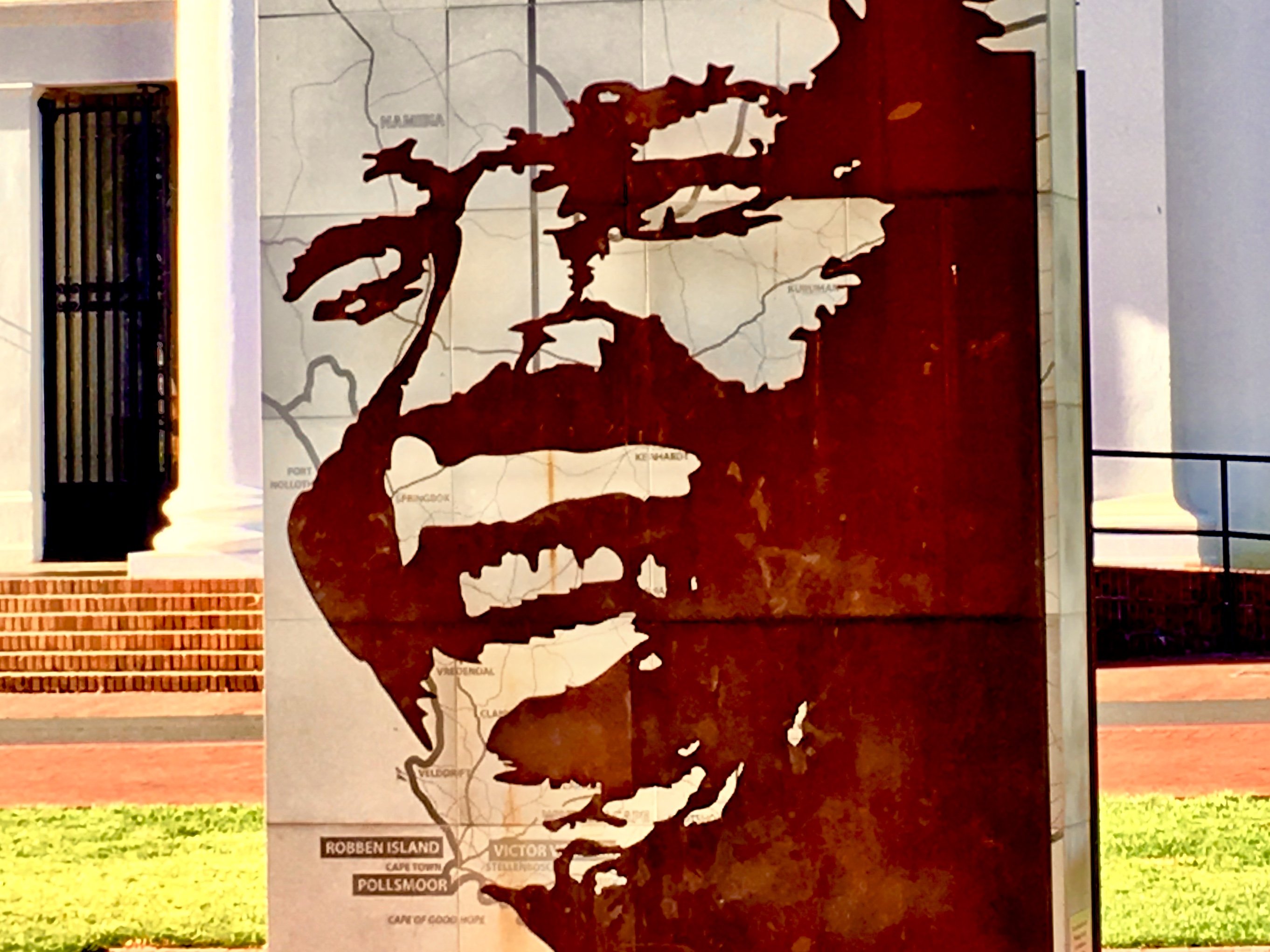 Nelson Mandela Stellenbosch Skulptur