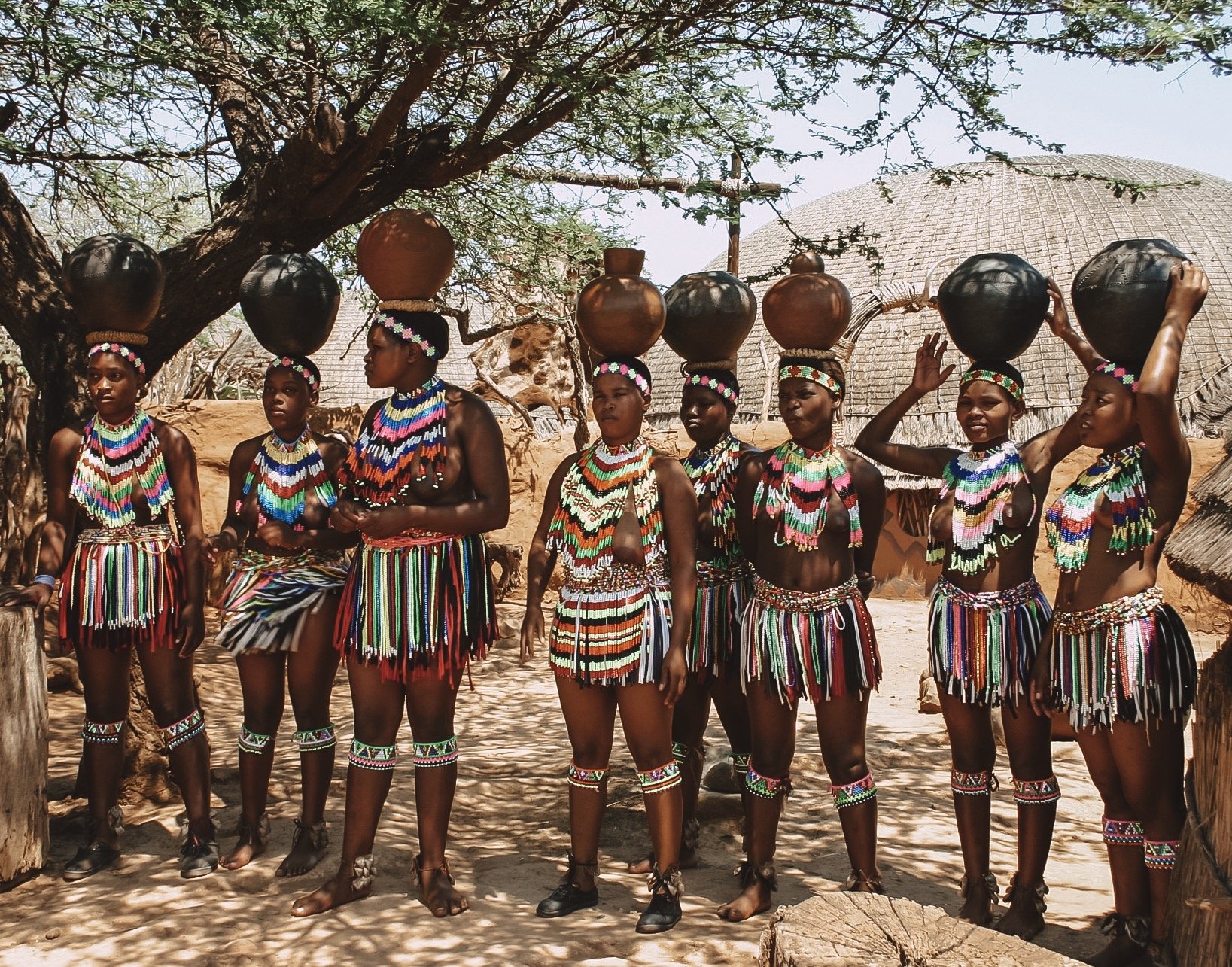 Swasiland Frauen Dorf