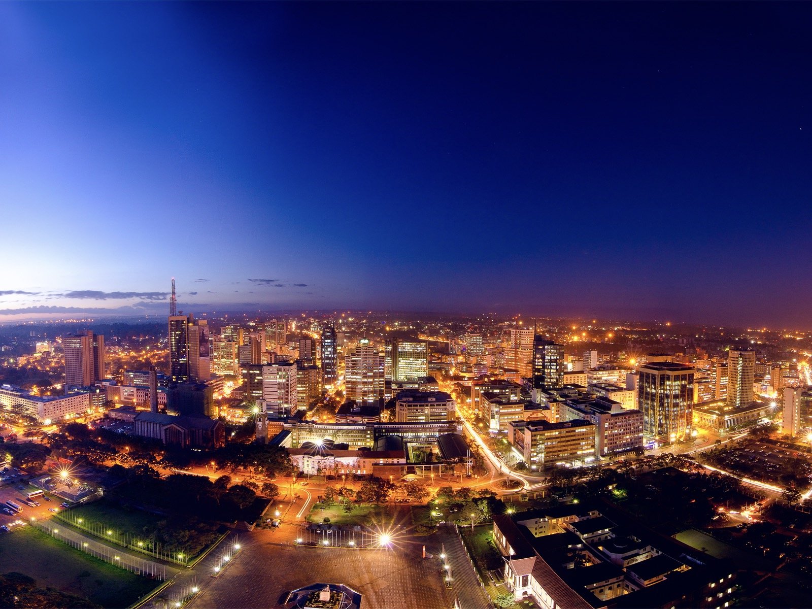 Kenia Nairobi Skyline