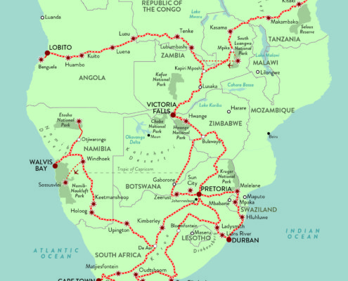 rovos rail map