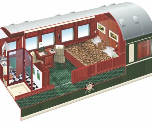 Rovos Rail room
