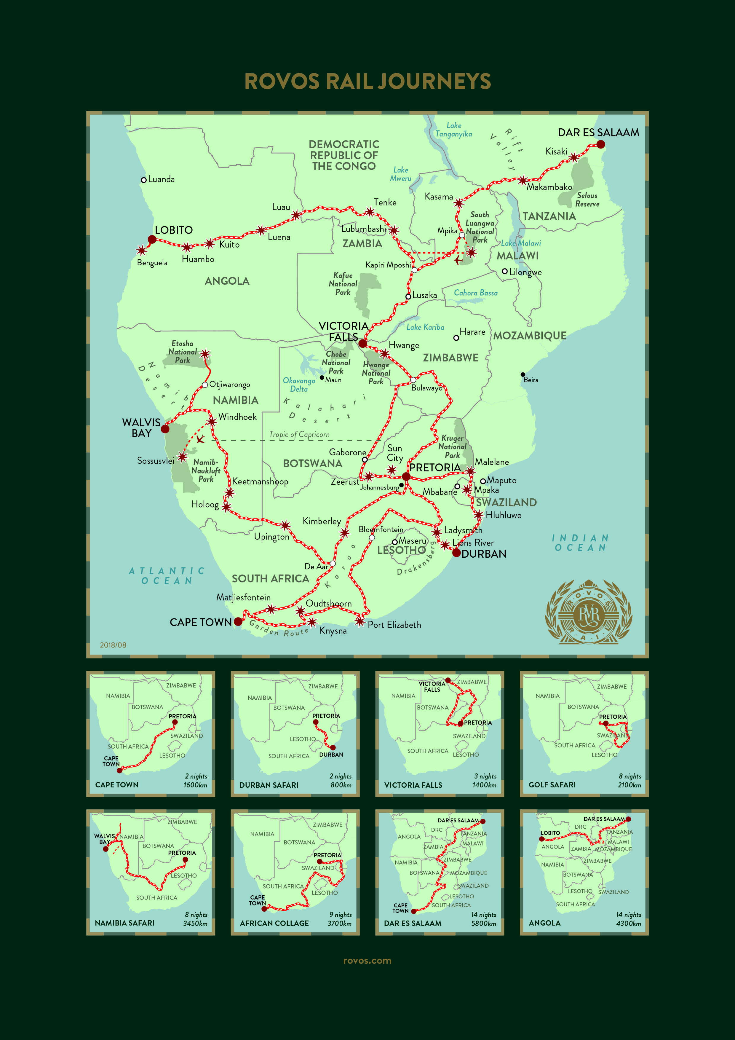 RVR Maps All Journeys