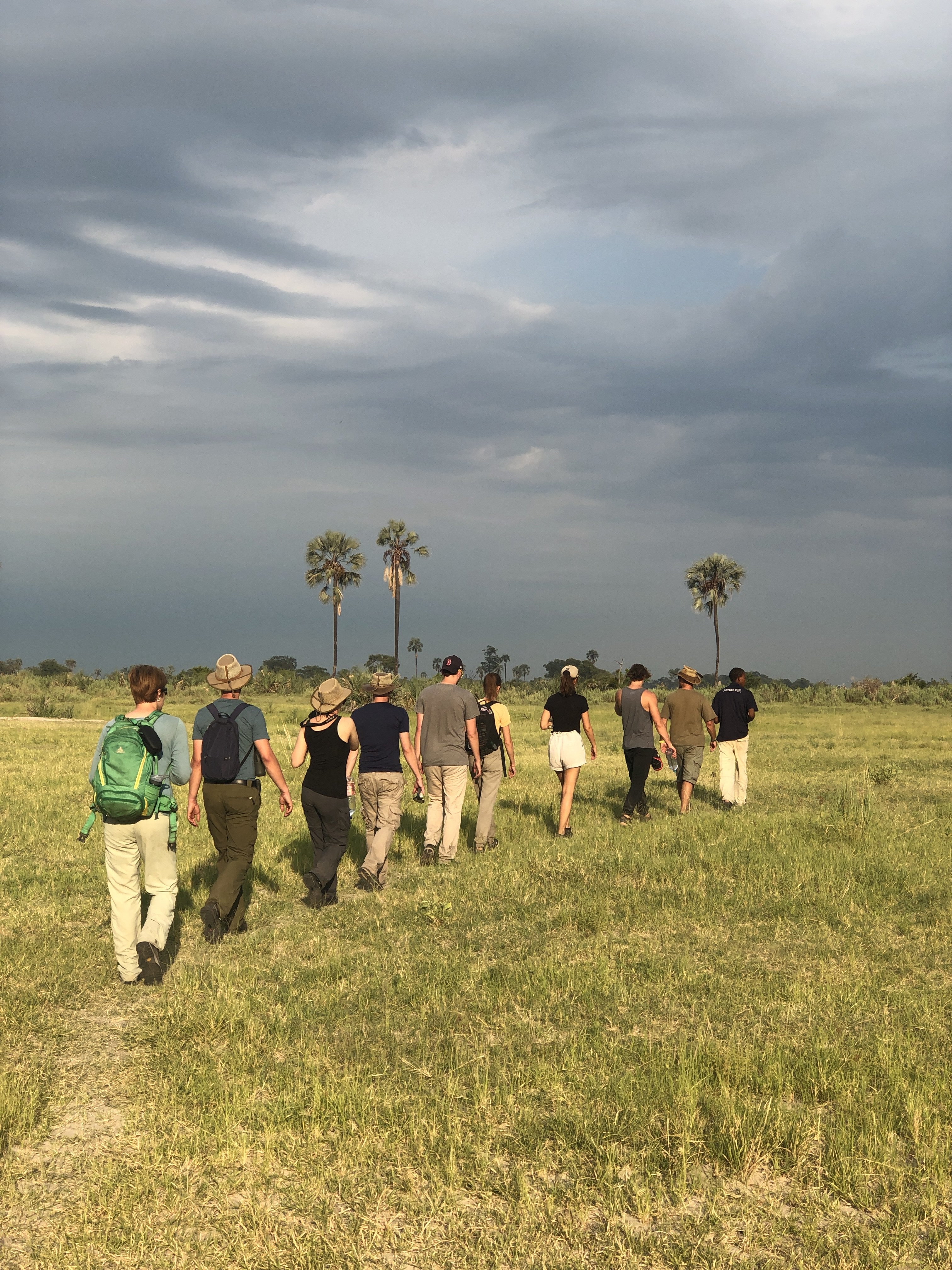 Botswana Okavango Delta Walking Safari Gruppe