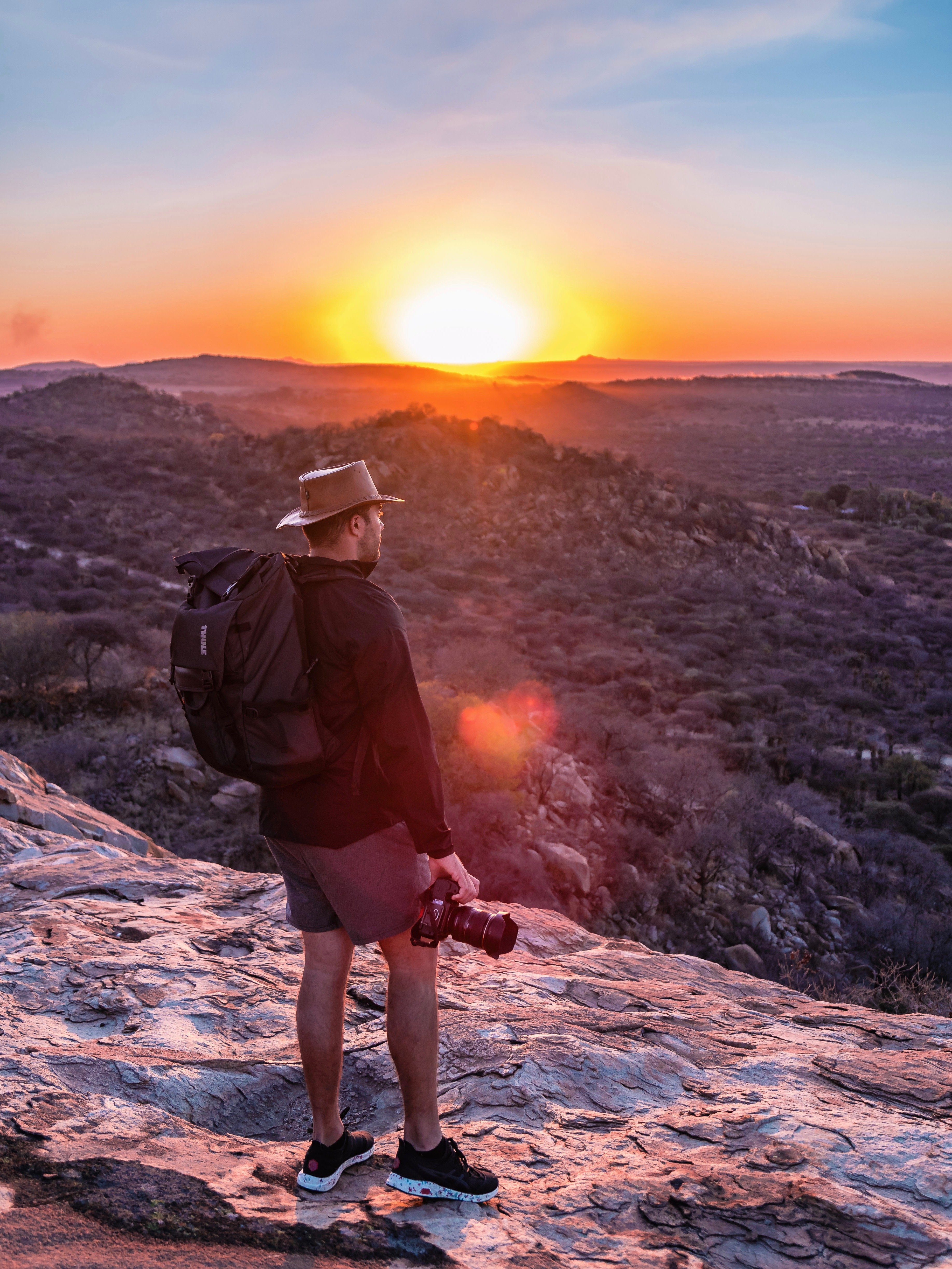 Rirchard watching the Sunset
