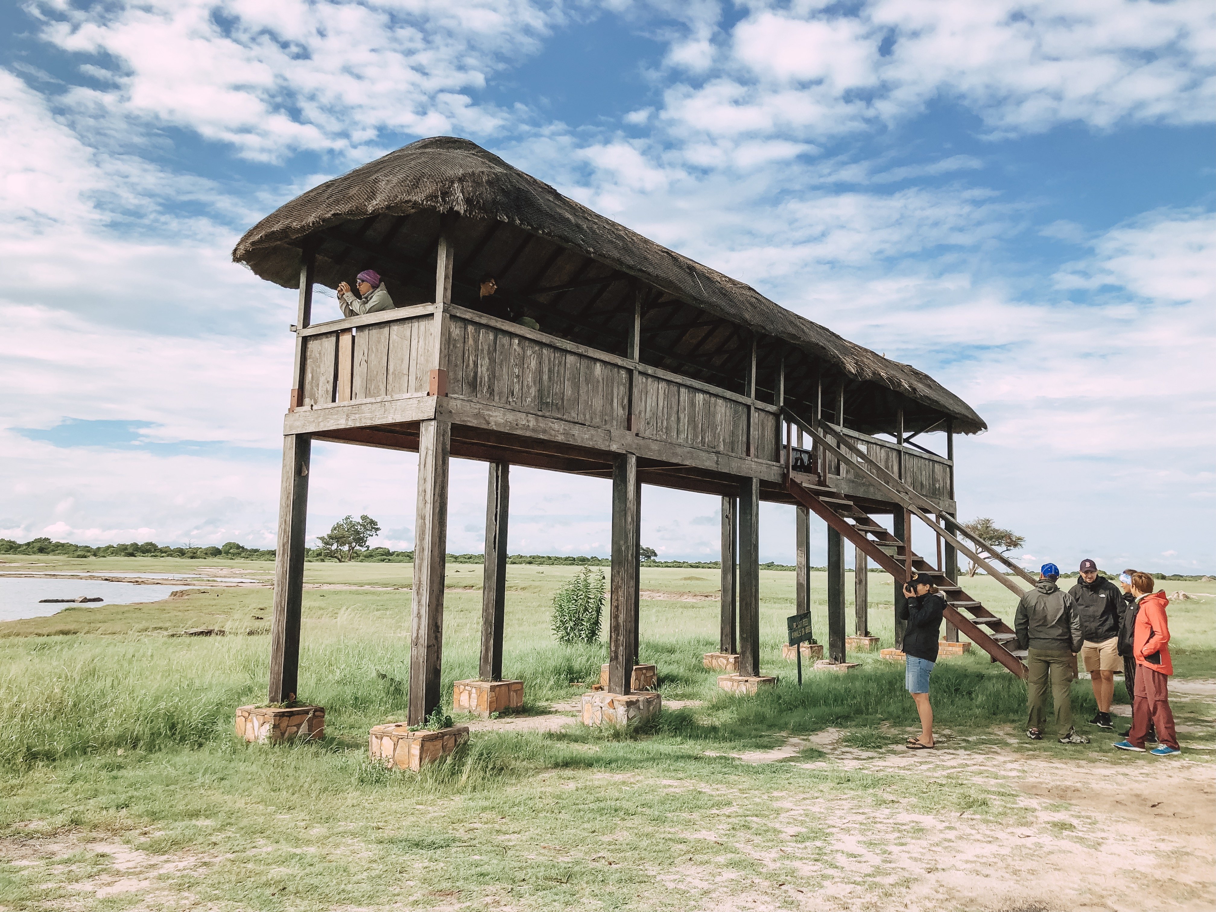 Simbabwe Hwange Safari Aussichtspunkt