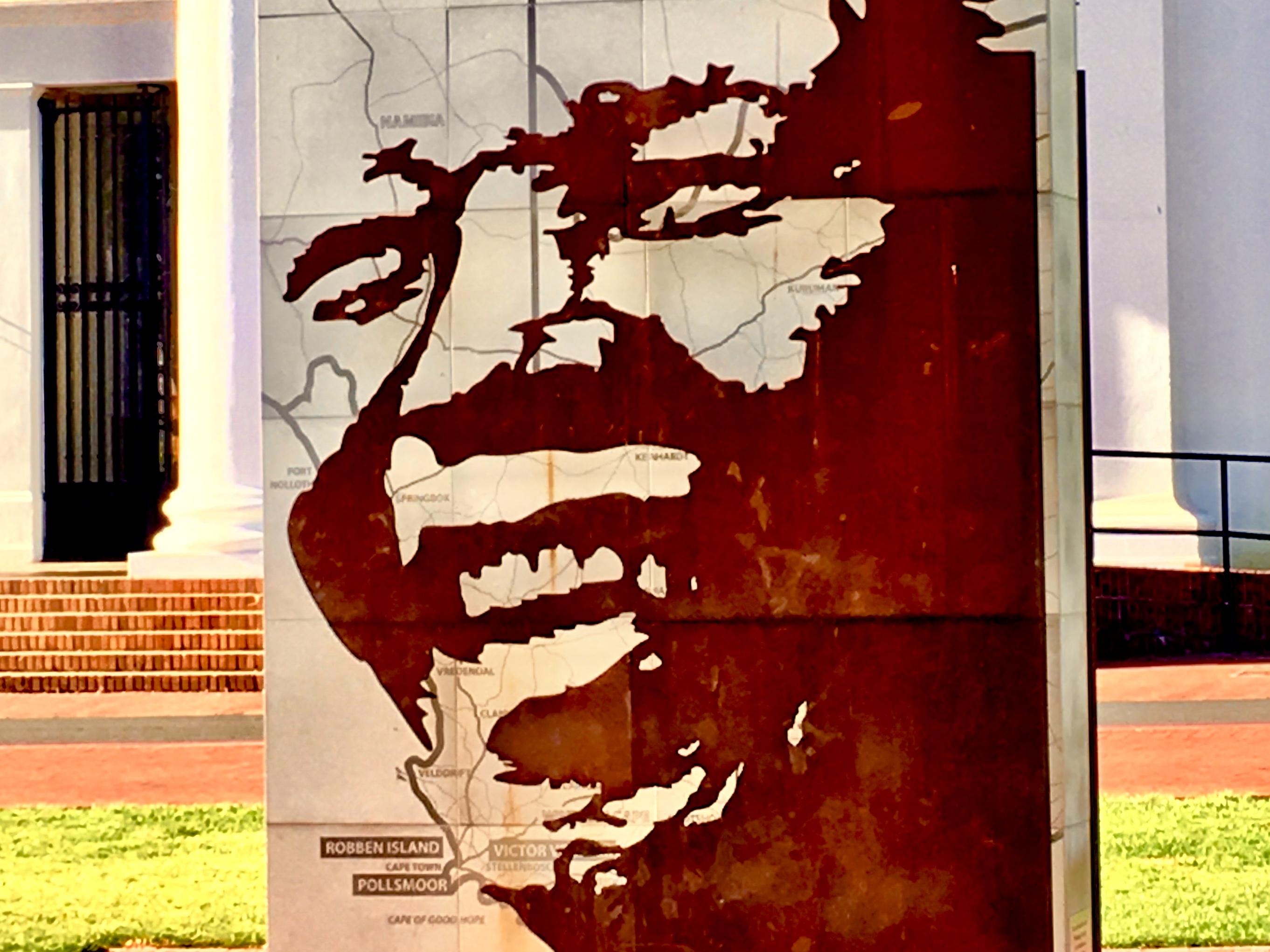 Skulptur von Nelson Mandela