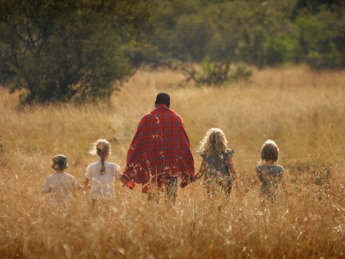 Walking-safari-with-kids-Mara-Bush-Houses